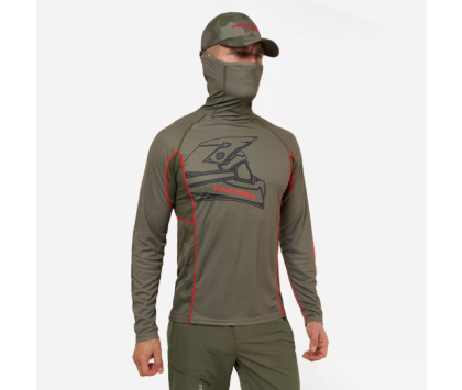 Лонгслив с маской FINNTRAIL VIZARD Khaki S