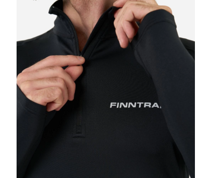 Термобелье утепленное мужское FINNTRAIL THERMO ZIP Black S