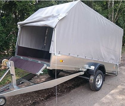 Прицеп ССТ 7132-08 автотент R13 тент со скосом 1,5 м автотент