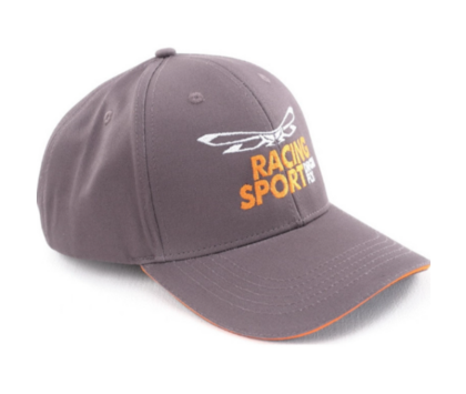 Кепка изогнутый козырек DRAGONFLY RACING SPORT Grey-Orange One size