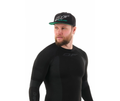 Кепка прямой козырек DRAGONFLY MODERN Black-Green One size