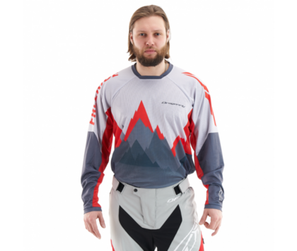 Джерси DRAGONFLY Red-Grey 2022 XXL
