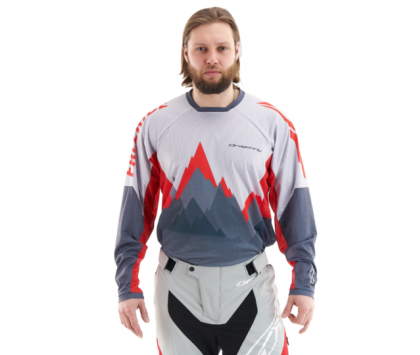 Джерси DRAGONFLY Red-Grey 2022 XXL