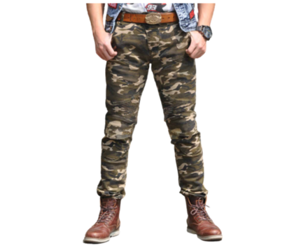 Джинсы KOMINE PK718 Tokyo Kevlar D-Jeans Camo L