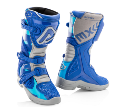 Мотоботы кроссовые ACERBIS X-TEAM KID JR Blue-Grey 35