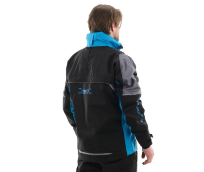 Куртка мужская мембранная DRAGONFLY QUAD PRO BLACK-BLUE 2021 S