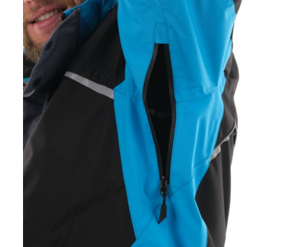 Куртка мужская мембранная DRAGONFLY QUAD PRO BLACK-BLUE 2021 S