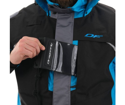 Куртка мужская мембранная DRAGONFLY QUAD PRO BLACK-BLUE 2021 S
