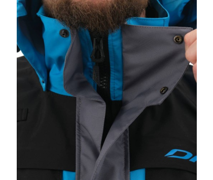 Куртка мужская мембранная DRAGONFLY QUAD PRO BLACK-BLUE 2021 S
