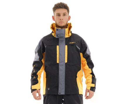 Куртка мужская мембранная DRAGONFLY QUAD PRO BLACK-YELLOW 2021 S