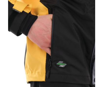 Куртка мужская мембранная DRAGONFLY QUAD PRO BLACK-YELLOW 2021 S