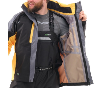Куртка мужская мембранная DRAGONFLY QUAD PRO BLACK-YELLOW 2021 S