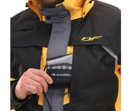 Куртка мужская мембранная DRAGONFLY QUAD PRO BLACK-YELLOW 2021 S