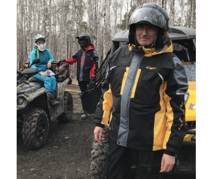 Куртка мужская мембранная DRAGONFLY QUAD PRO BLACK-YELLOW 2021 S