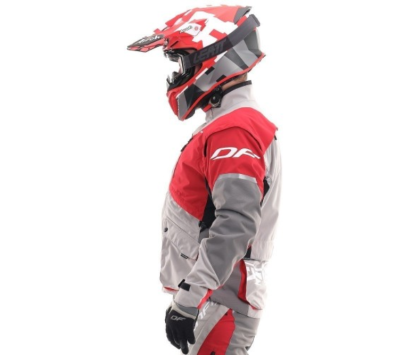 Куртка мужская DRAGONFLY Эндуро FREERIDE Grey-Red 2020 S