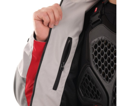 Куртка мужская DRAGONFLY Эндуро FREERIDE Grey-Red 2020 S