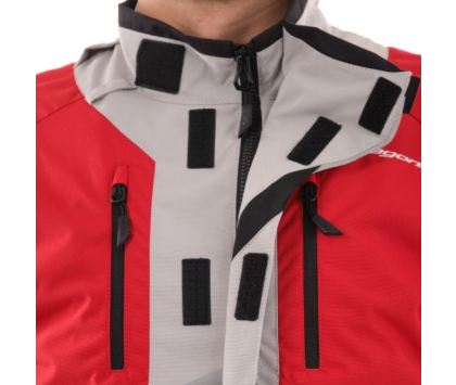 Куртка мужская DRAGONFLY Эндуро FREERIDE Grey-Red 2020 S
