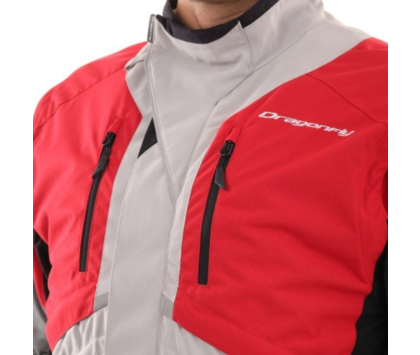 Куртка мужская DRAGONFLY Эндуро FREERIDE Grey-Red 2020 S