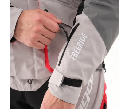 Куртка мужская DRAGONFLY Эндуро FREERIDE Grey-Red 2020 S
