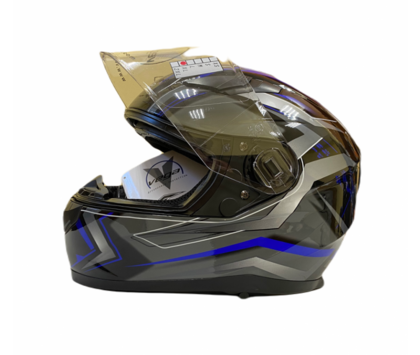 Шлем VEGA Ultra 129L Winter черно-серо-синий 4XL