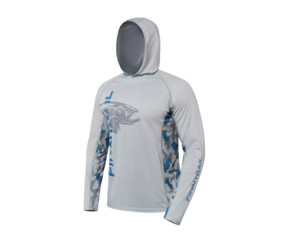 Лонгслив с UV-защитой FINNTRAIL WAVE BIG FISH Grey XL