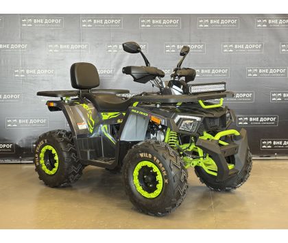 Квадроцикл MOTOLAND 200 WILD TRACK X WINCH (баланс. вал) (Комплект для сборки) с пробегом Серый