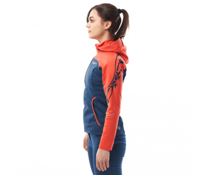 Куртка женская с капюшоном DRAGONFLY EXPLORER 2.0 Coral Ocean L