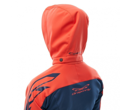 Куртка женская с капюшоном DRAGONFLY EXPLORER 2.0 Coral Ocean L