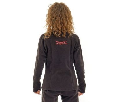 Кофта женская флисовая DRAGONFLY LEVEL Black-Red M