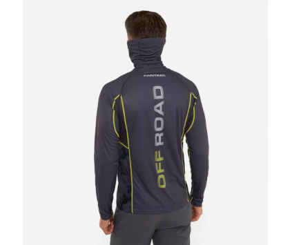 Лонгслив с маской FINNTRAIL VIZARD MiddleGrey XL