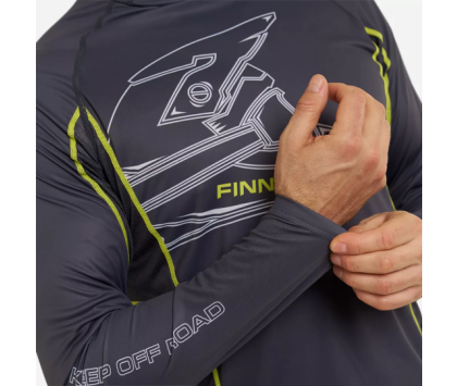Лонгслив с маской FINNTRAIL VIZARD MiddleGrey XL