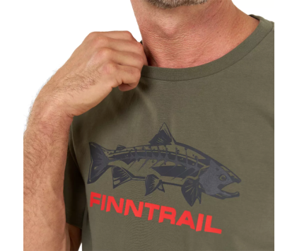 Футболка FINNTRAIL FISH Khaki XS