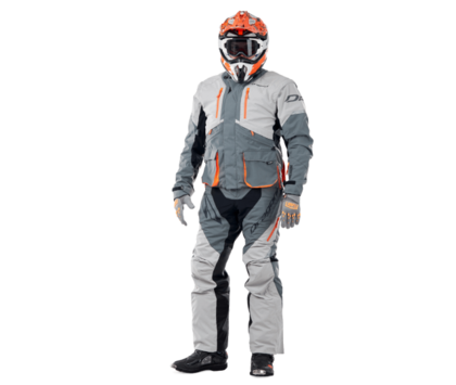 Штаны DRAGONFLY Эндуро FREERIDE Grey-Orange S