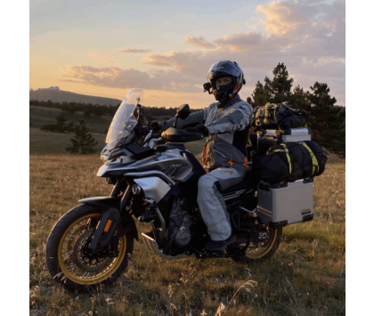Штаны DRAGONFLY Эндуро FREERIDE Grey-Orange S