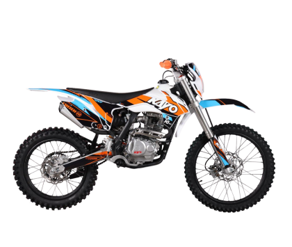 Мотоцикл кроссовый KAYO K1-L 250 MX 21/18 Оранжево-голубой
