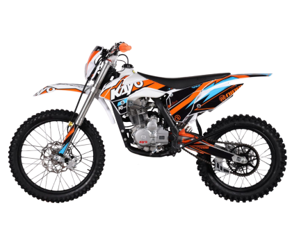 Мотоцикл кроссовый KAYO K1-L 250 MX 21/18 Оранжево-голубой