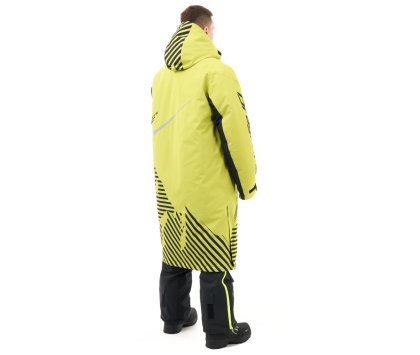 Плащ зимний RACE COAT Man Lime Black (S)
