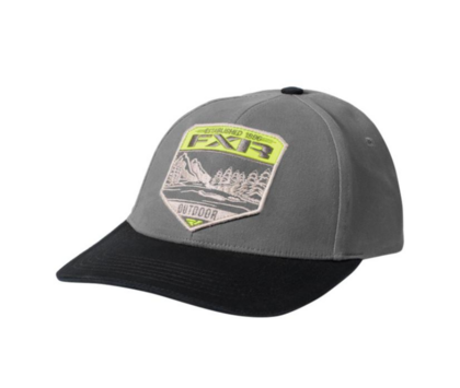 Бейсболка FXR Monarch Mountain charcoal/Hi-Vis L/XL