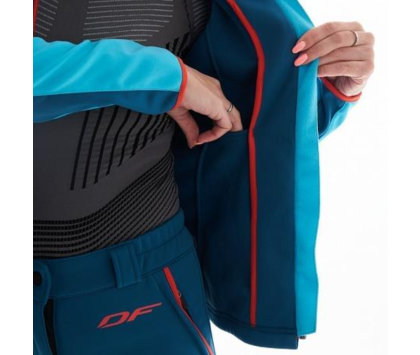 Куртка женская с капюшоном DRAGONFLY EXPLORER 2.0 SCUBA Blue M