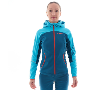 Куртка женская с капюшоном DRAGONFLY EXPLORER 2.0 SCUBA Blue S