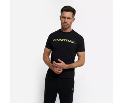 Футболка FINNTRAIL T-SHIRT LOGO Black XS