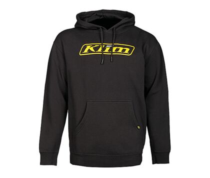 Толстовка KLIM CORP HOODIE Black - Vibrant Yellow XL