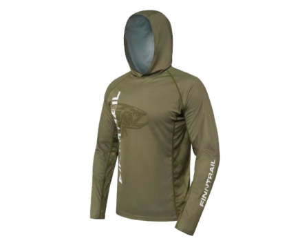 Лонгслив с UV-защитой FINNTRAIL WAVE BIG FISH Khaki XXL