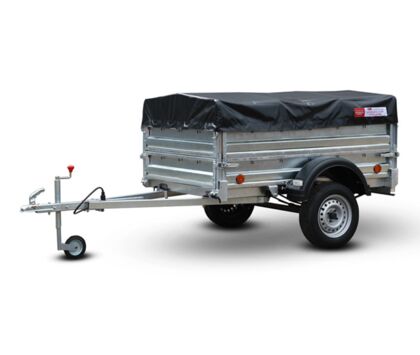 Прицеп Крепыш Профи R13 оцинкованные борта