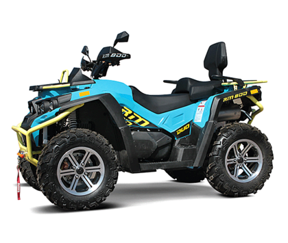 Квадроцикл РМ 800 DUO Голубо-желтый
