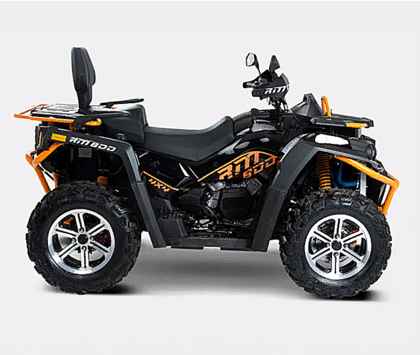 Квадроцикл РМ 800 DUO Черно-оранжевый