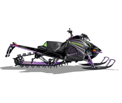 Снегоход Arctic Cat (Арктик Кэт) M8000 HARDCORE ALPHA ONE 154 (2019) Черный / Фиолетовый