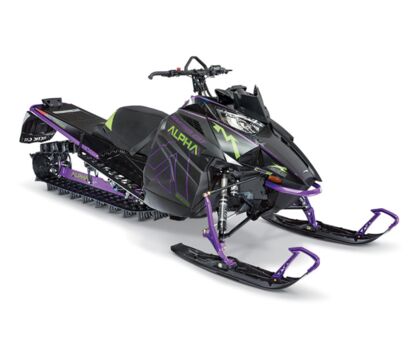 Снегоход Arctic Cat (Арктик Кэт) M 8000 HARDCORE ALPHA ONE 165 (2019) Черный / Фиолетовый