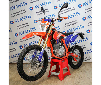 Мотоцикл Avantis A2 (172FMM, возд.охл.) ПТС Бело-оранжевый