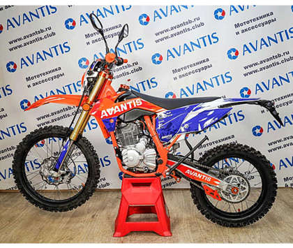 Мотоцикл Avantis A2 (172FMM, возд.охл.) ПТС Бело-оранжевый